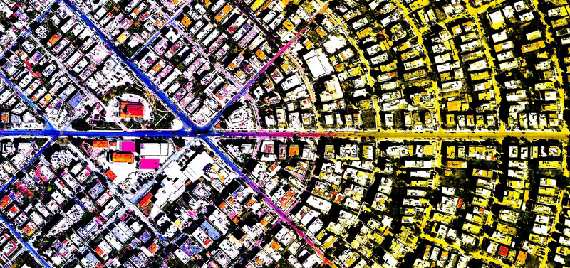 Illustration for article titled These Stunning Geometric Patterns Were Created From Google Earth Images